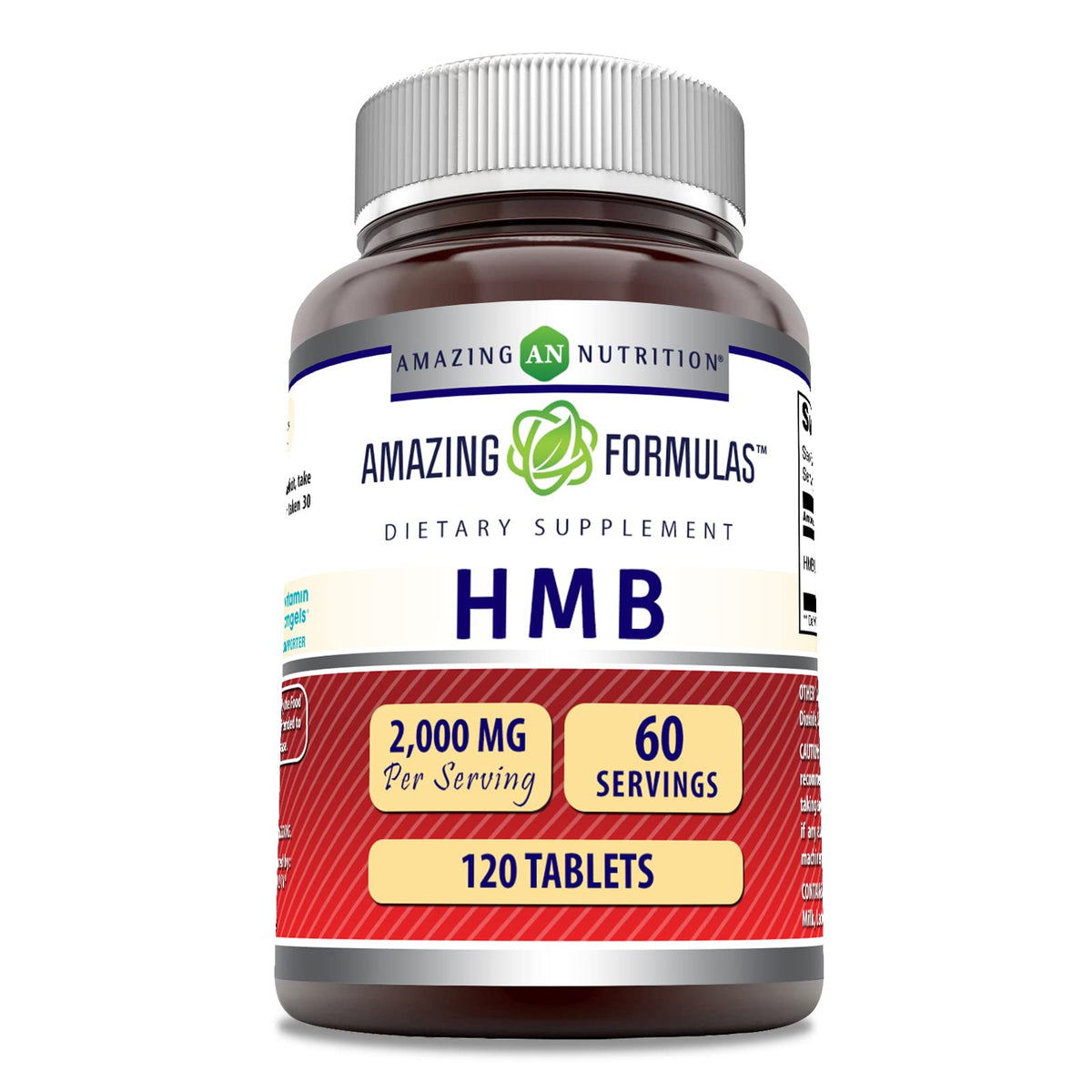 Amazing Formulas HMB 2000 mg per serving with 120 tablets