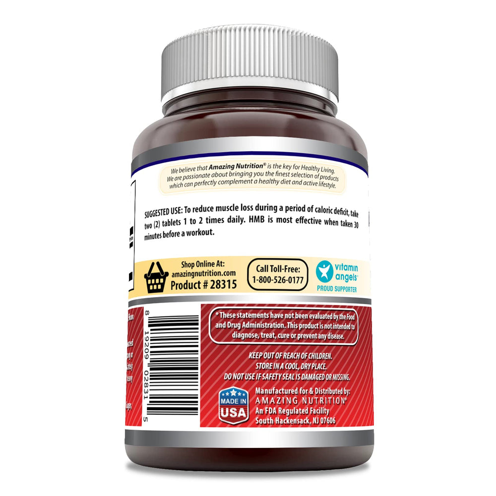 Non-GMO gluten-free HMB supplement by Amazing Formulas