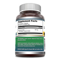 Close-up view of Hyaluronic Acid capsules