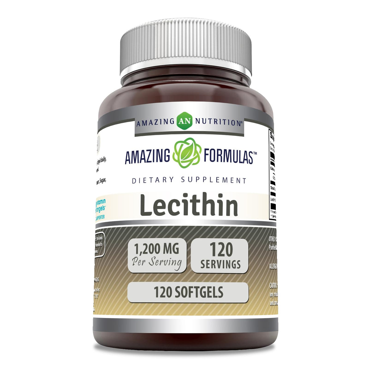 Amazing Formulas Lecithin 1200 mg Softgels bottle - 120 count