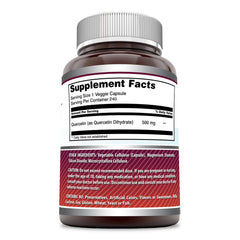 Label on bottle highlighting Non-GMO Gluten Free and 240 count