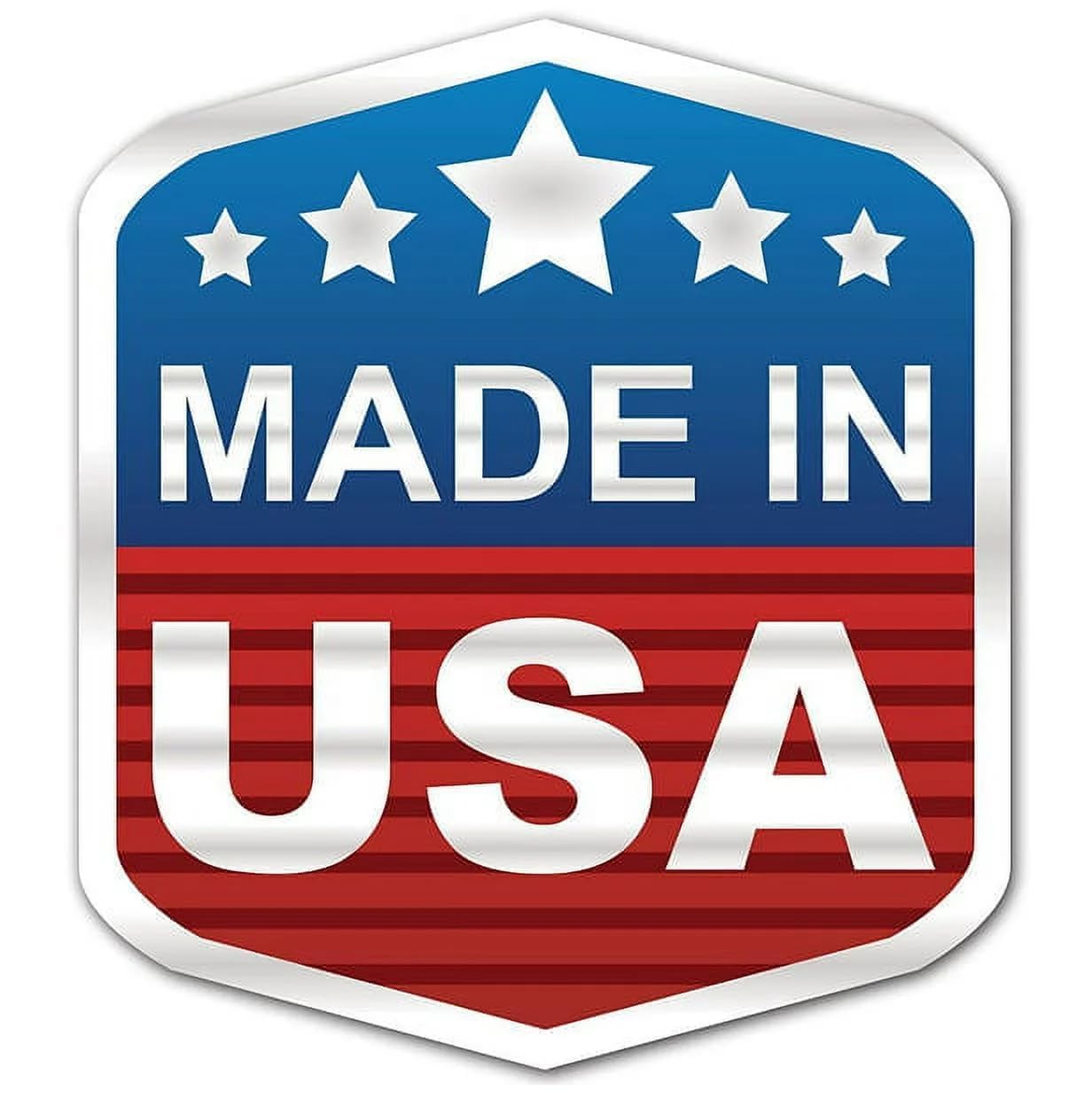 USA-made manufacturing seal on packaging