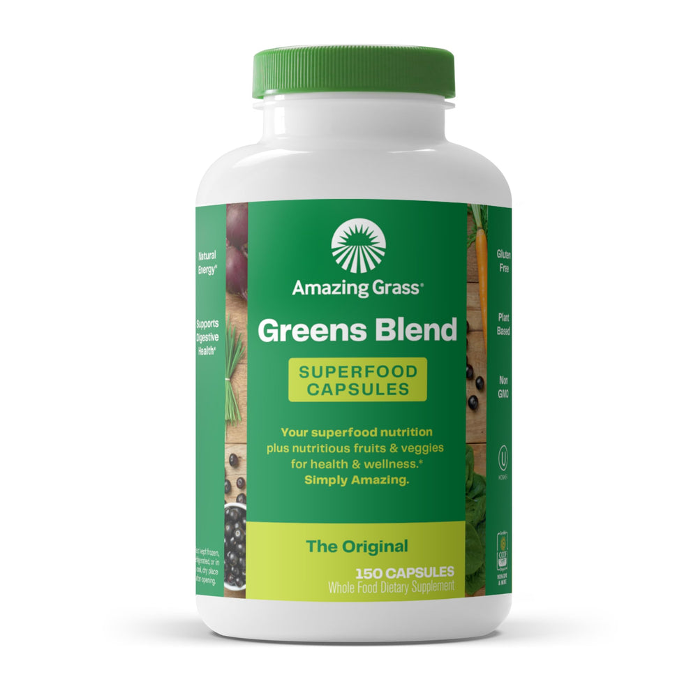 Amazing Grass Greens Blend Capsules 150-count