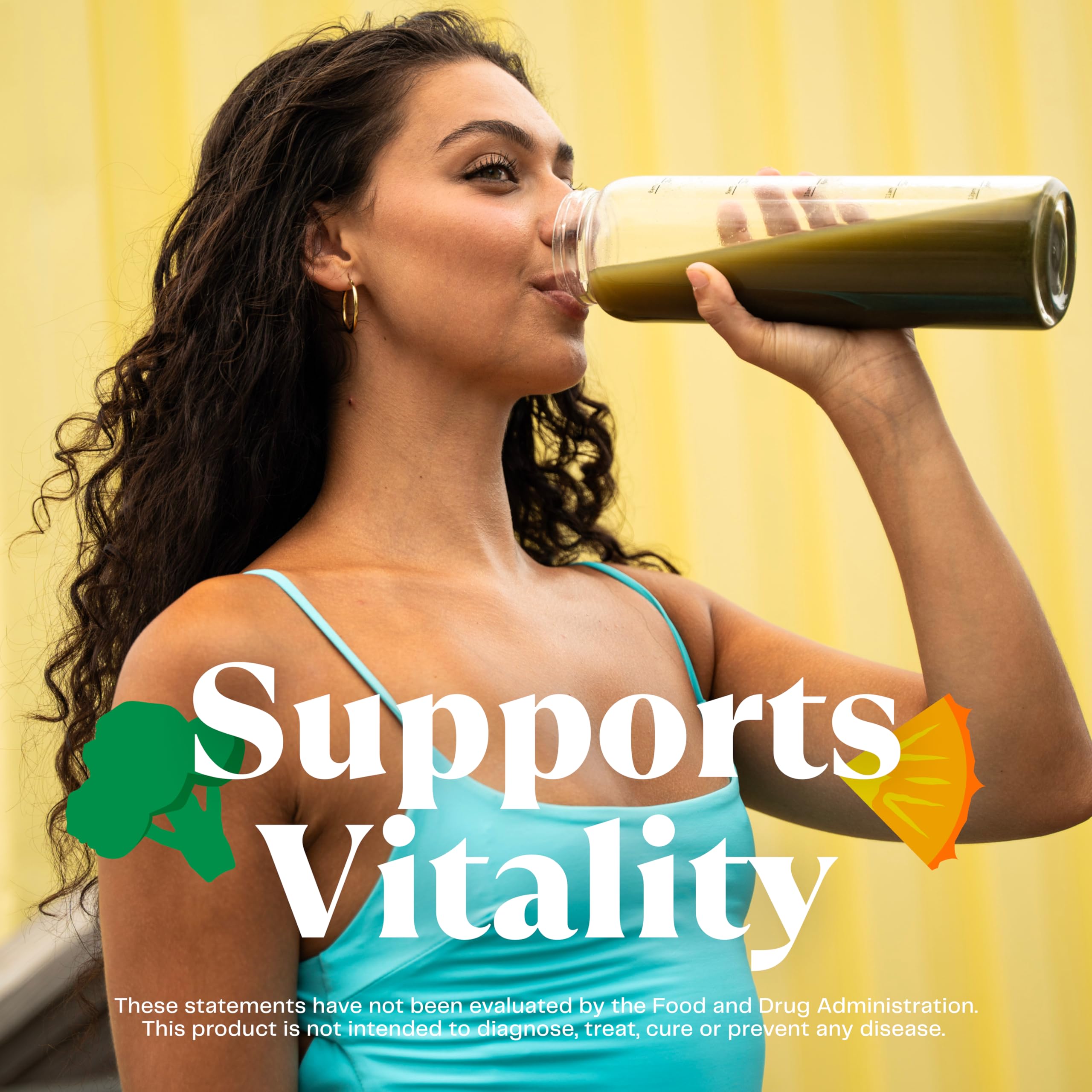 Close-up of ingredients: spirulina, chlorella, beet root