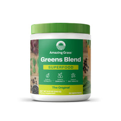 Front view of Amazing Grass Greens Blend Superfood original packaging