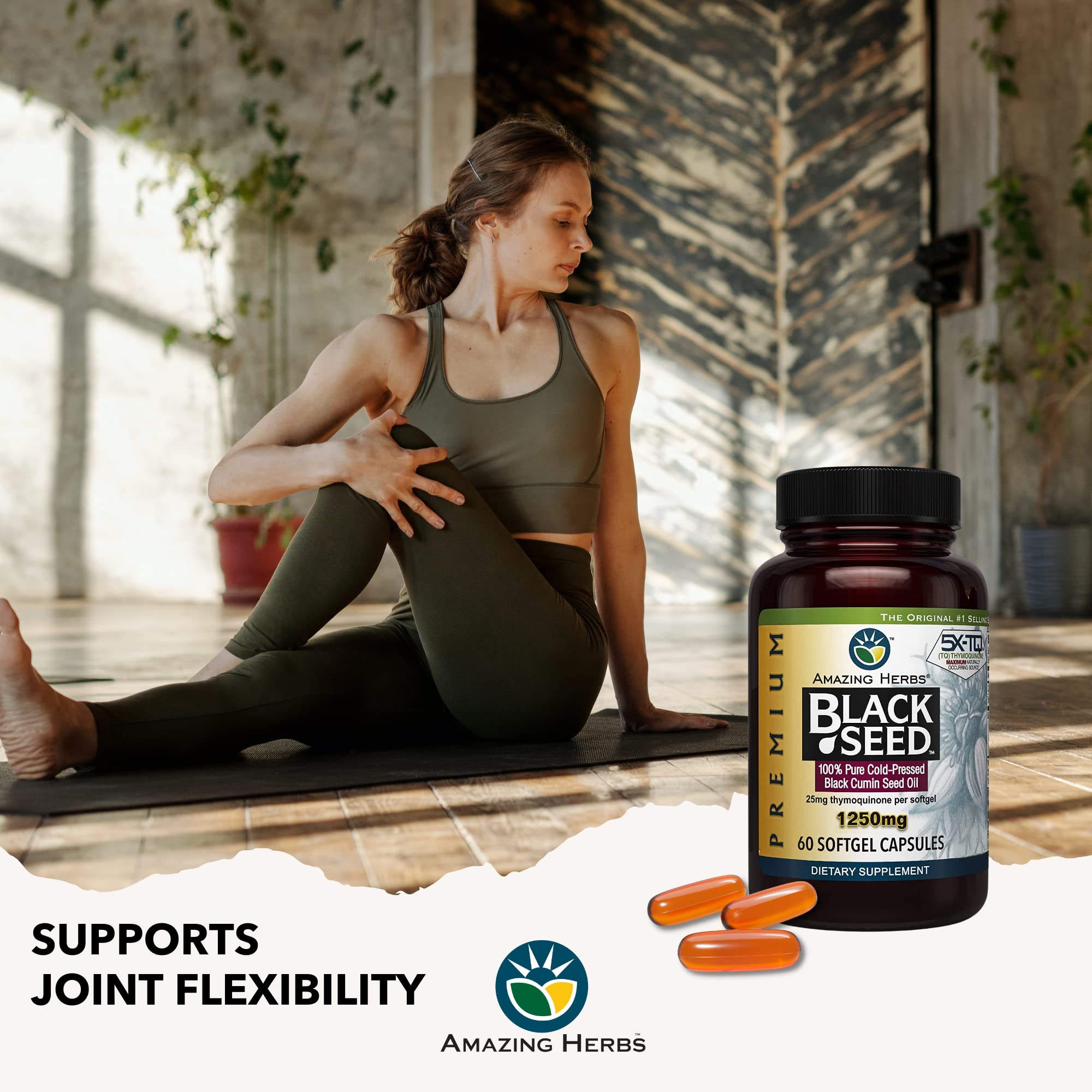 Amazing Herbs immune-support concept hints at everyday wellness potential.