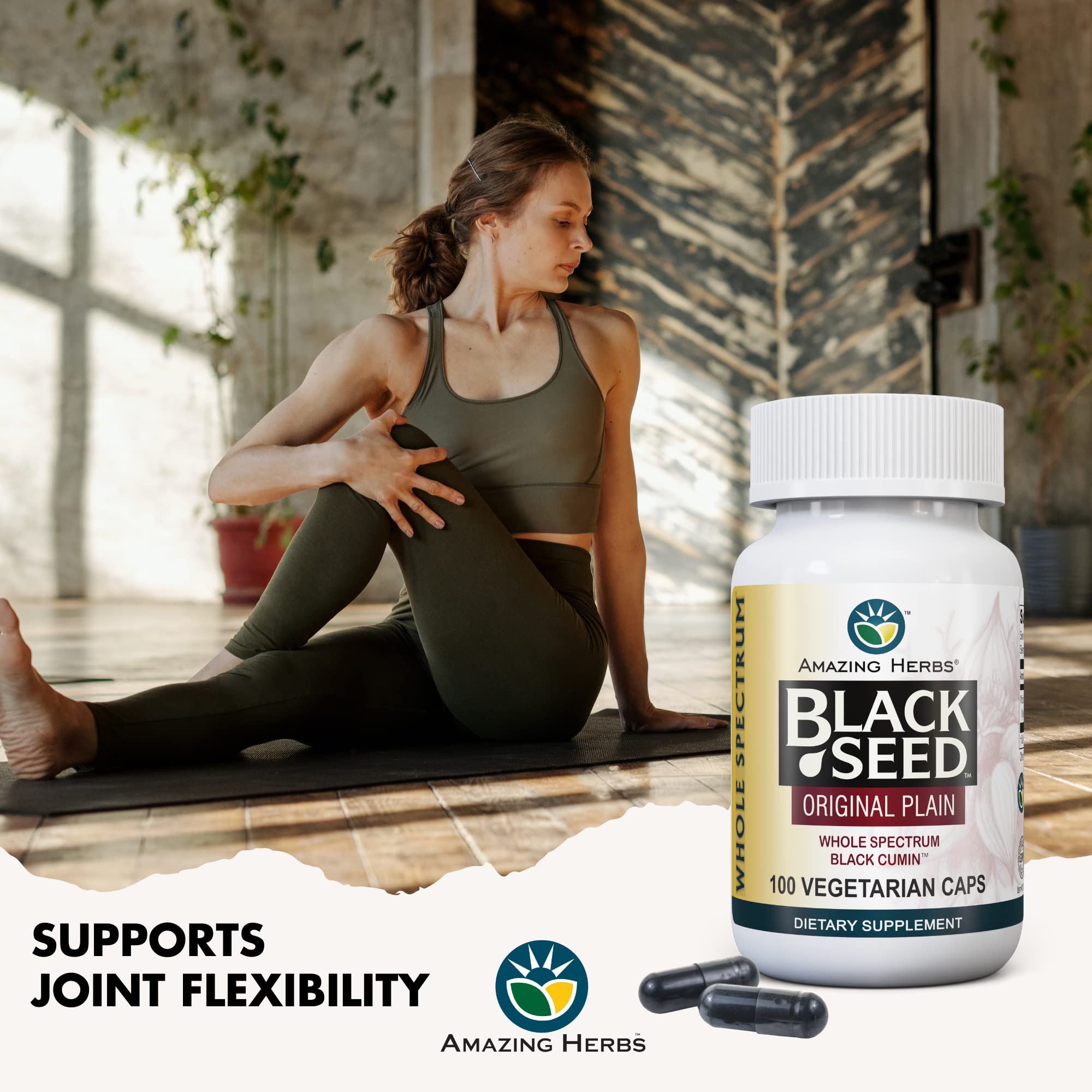 Bottle back with supplement facts