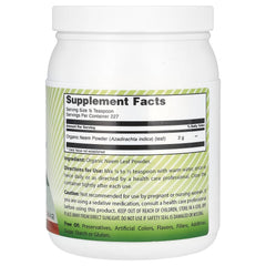 Neem leaves and powder close-up, organic and non-GMO