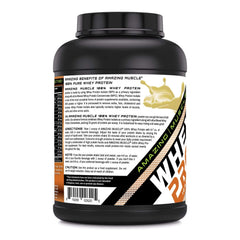 Scooped whey protein powder with Butterscotch flavor – 5 Lb serving size