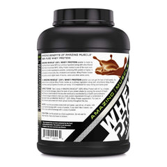 Amazing Nutrition Amazing Muscle whey protein nutrition facts panel gluten-free non-GMO