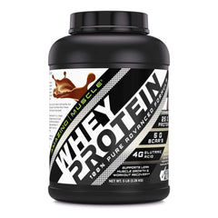 Amazing Nutrition Amazing Muscle whey protein tub front view for workouts