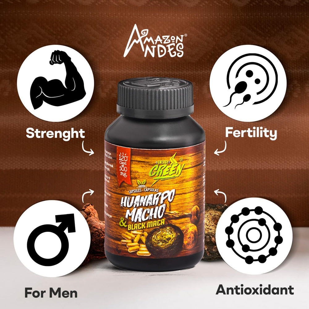 Amazon Andes Vegan Capsules packaging side view highlights sustainable, non-GMO wellness.