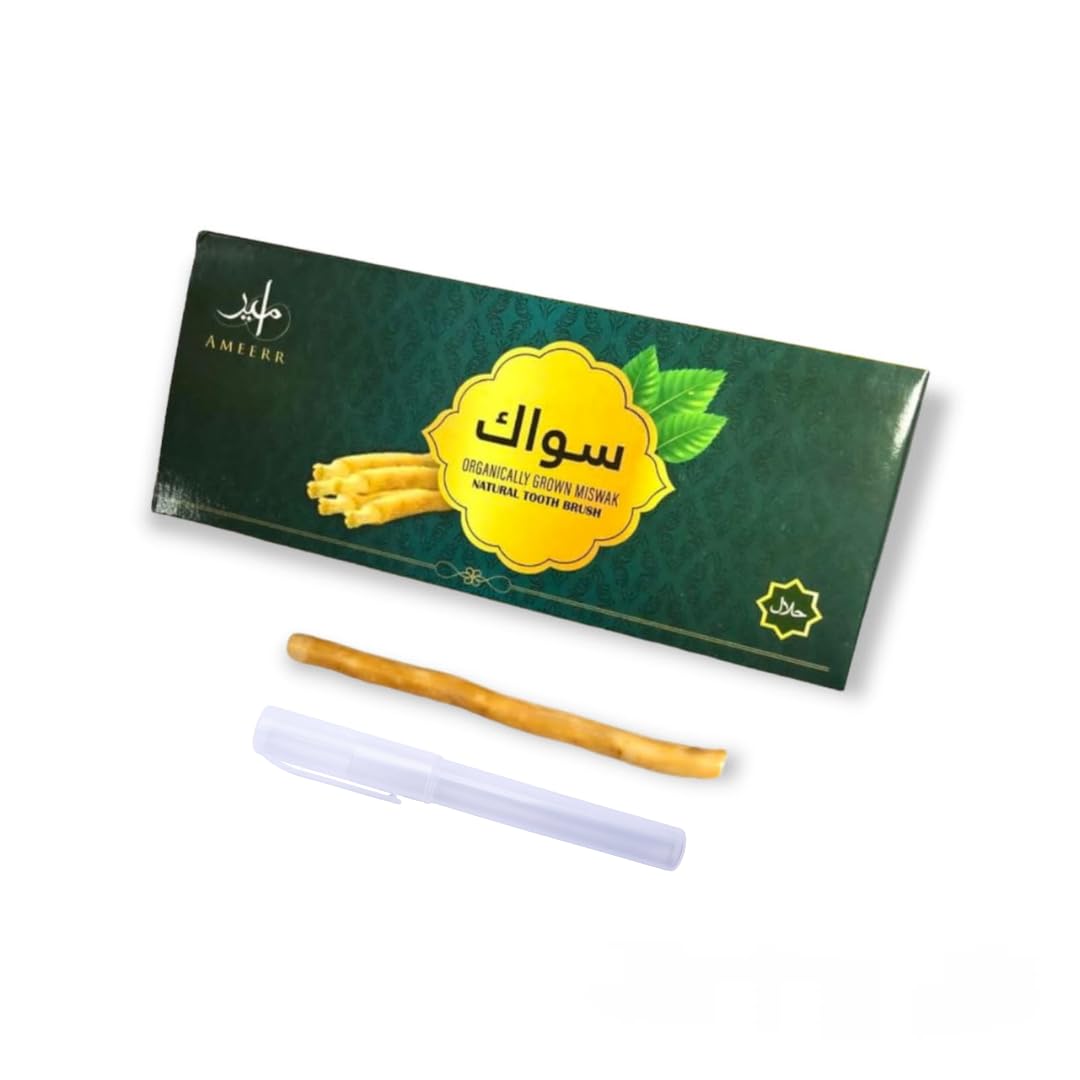 Ameerr Miswak stick for teeth organic close-up