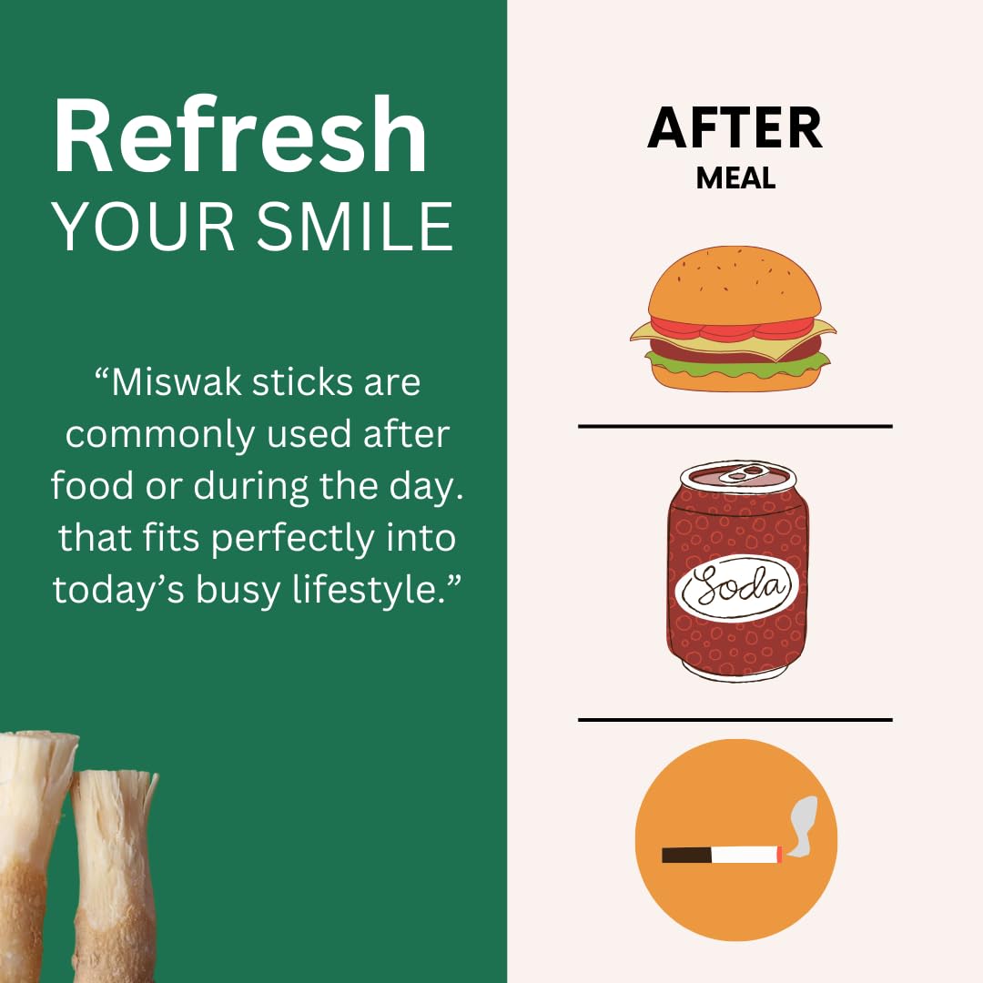 Travel-friendly Ameerr Miswak sticks ready for on-the-go use