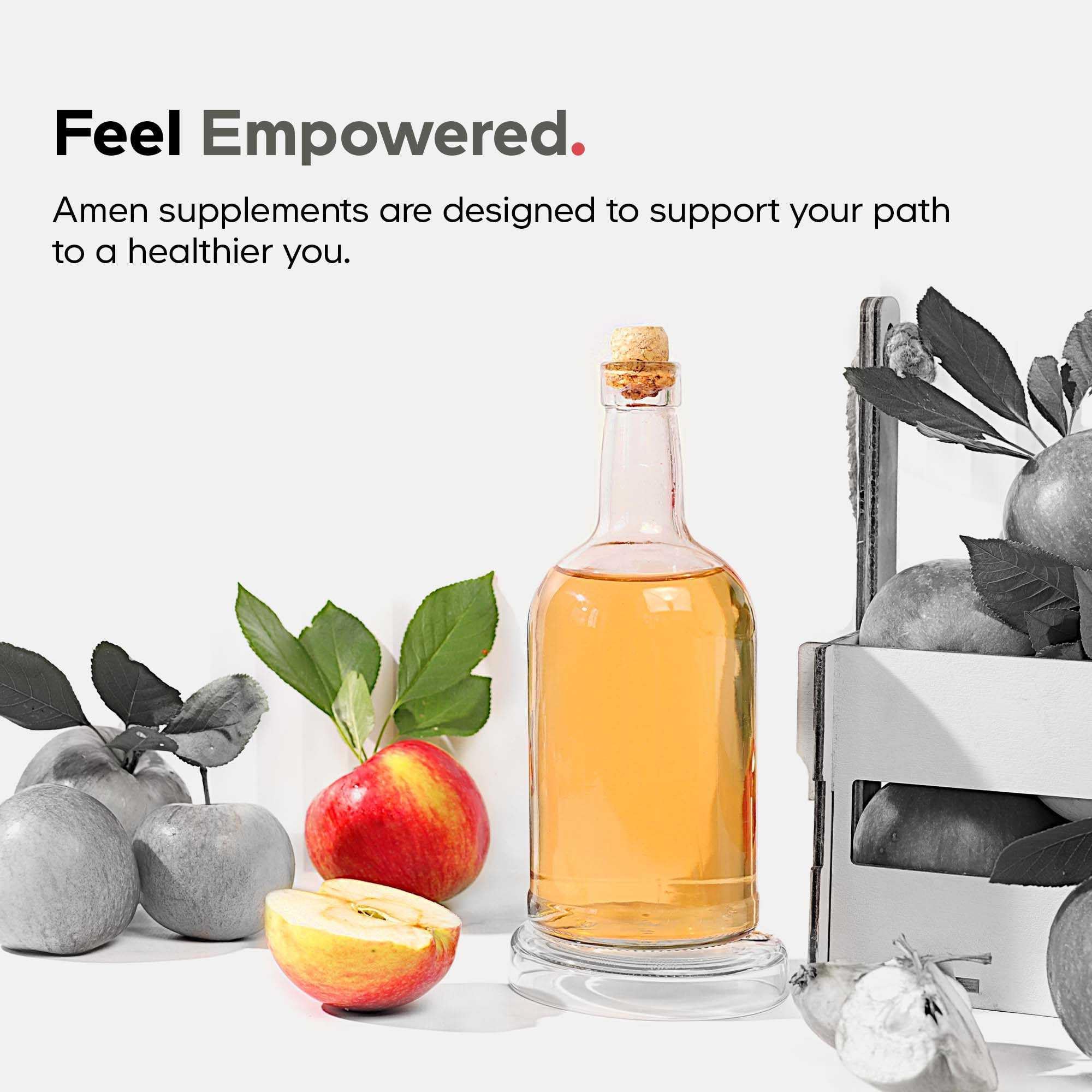 Icons indicating vegan and non-GMO formula