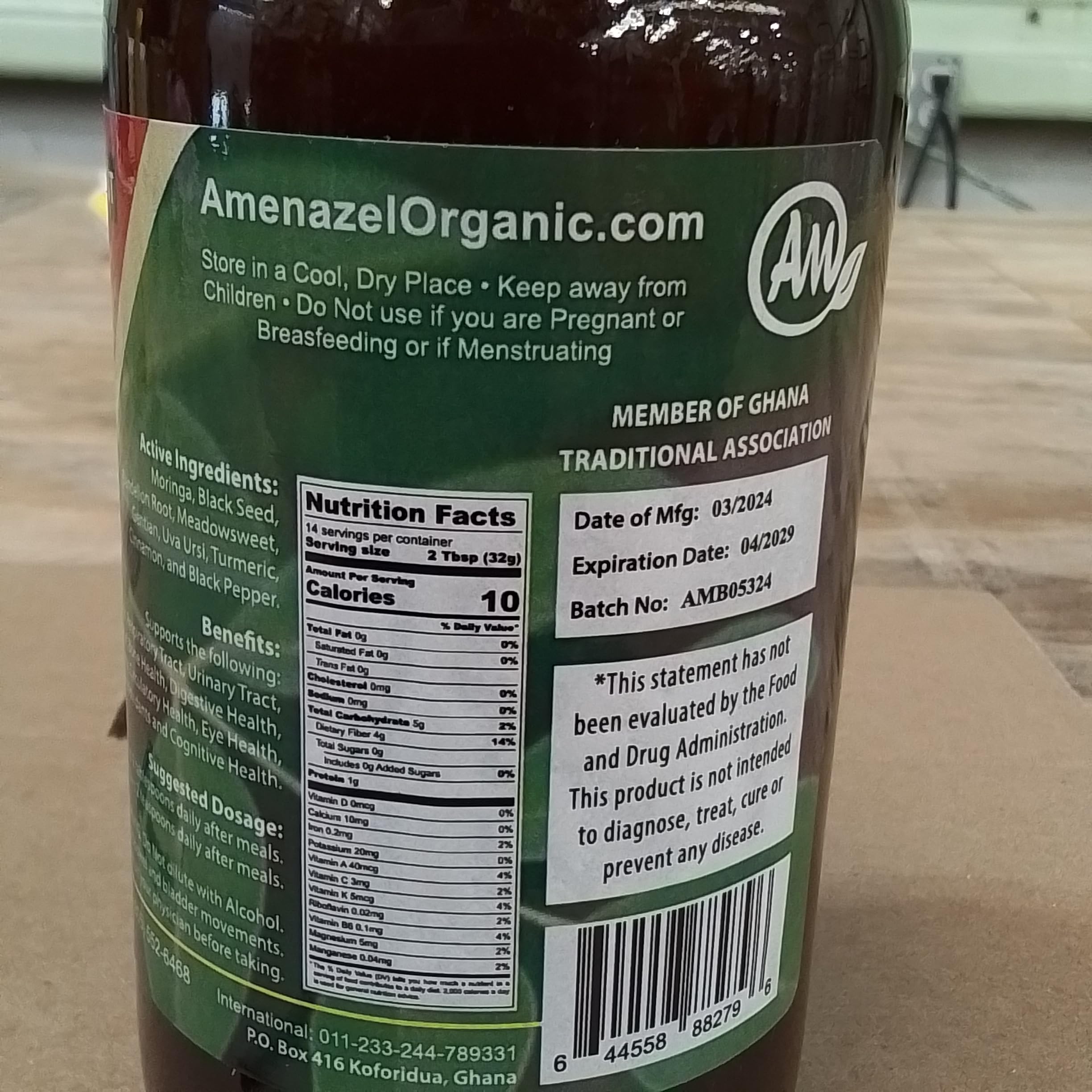 Natural plant-based ingredients used in the bitters