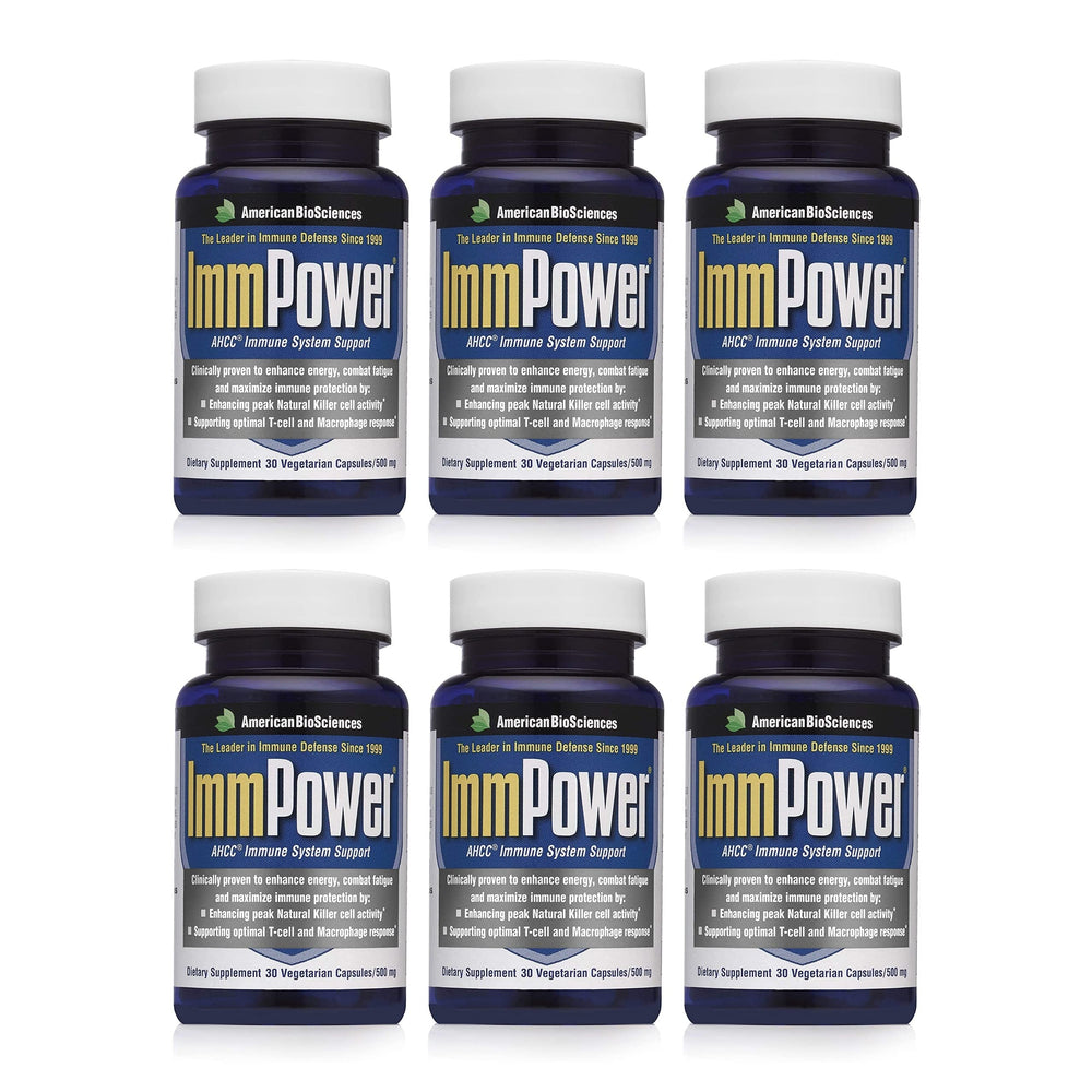 American Biosciences ImmPower AHCC 6-pack packaging
