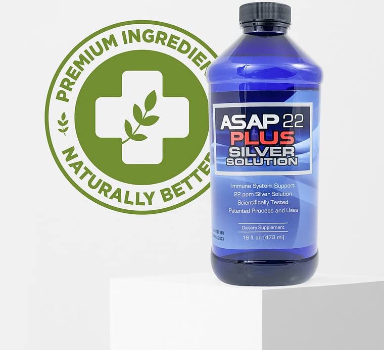 Branding and cap of ASAP 22 Plus Silver Solution