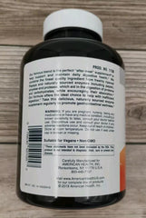 Label highlighting papain, amylase and protease enzymes