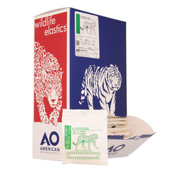 Close-up of precision-cut latex elastics with consistent thickness