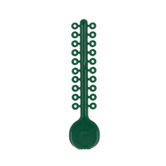 American Orthodontics ligatures 20 green stick – front view