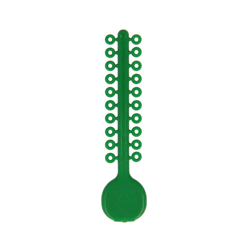 Shamrock-colored ligature sticks, 20-stick pack by American Orthodontics