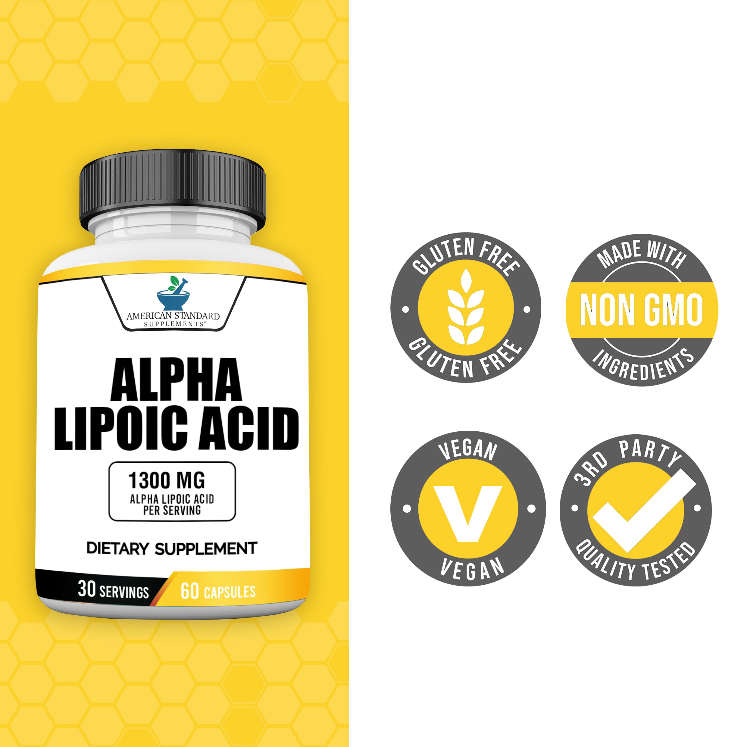 Made in USA in an FDA-registered facility badge on packaging