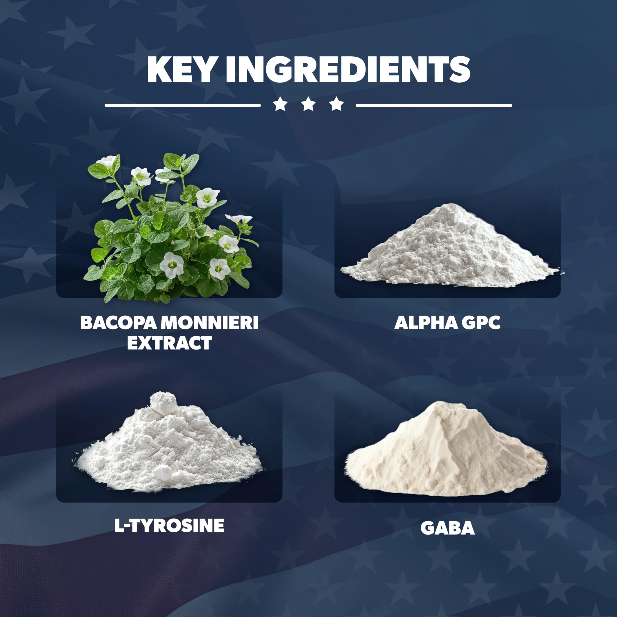Capsules of American Vitality Brain Formula on a white background
