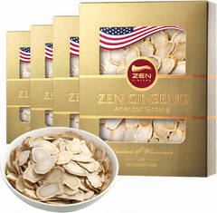 Hero shot of American Wisconsin Ginseng Slices 16 oz