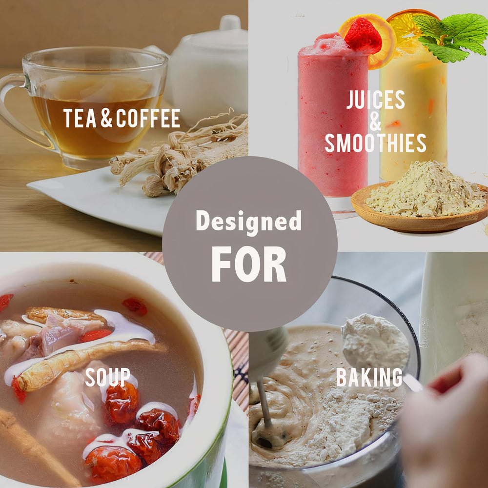 Ginseng slices for energy, immunity, and stamina