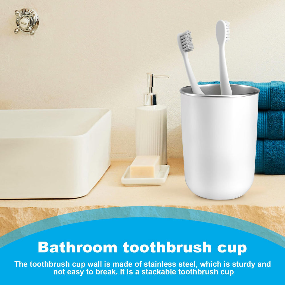 Mouthwash cup repurposed as coffee cup for hot beverages