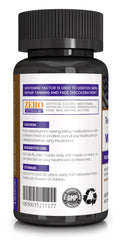 Close-up of Amerrition bottle label showing grape seed extract and vitamins