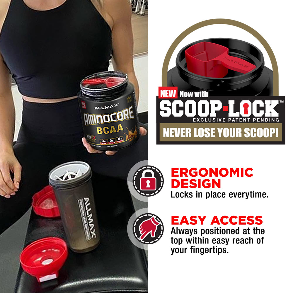 Scoop inside the container for easy access