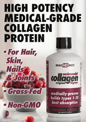 Pouring AminoSculpt Liquid Collagen into a glass