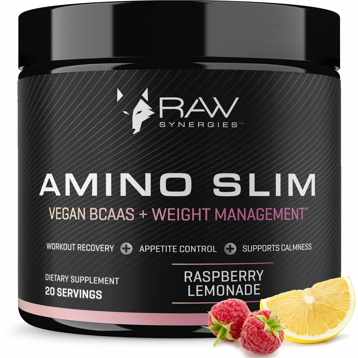 Amino Slim women’s health supplement with vegan BCAAs and L-glutamine