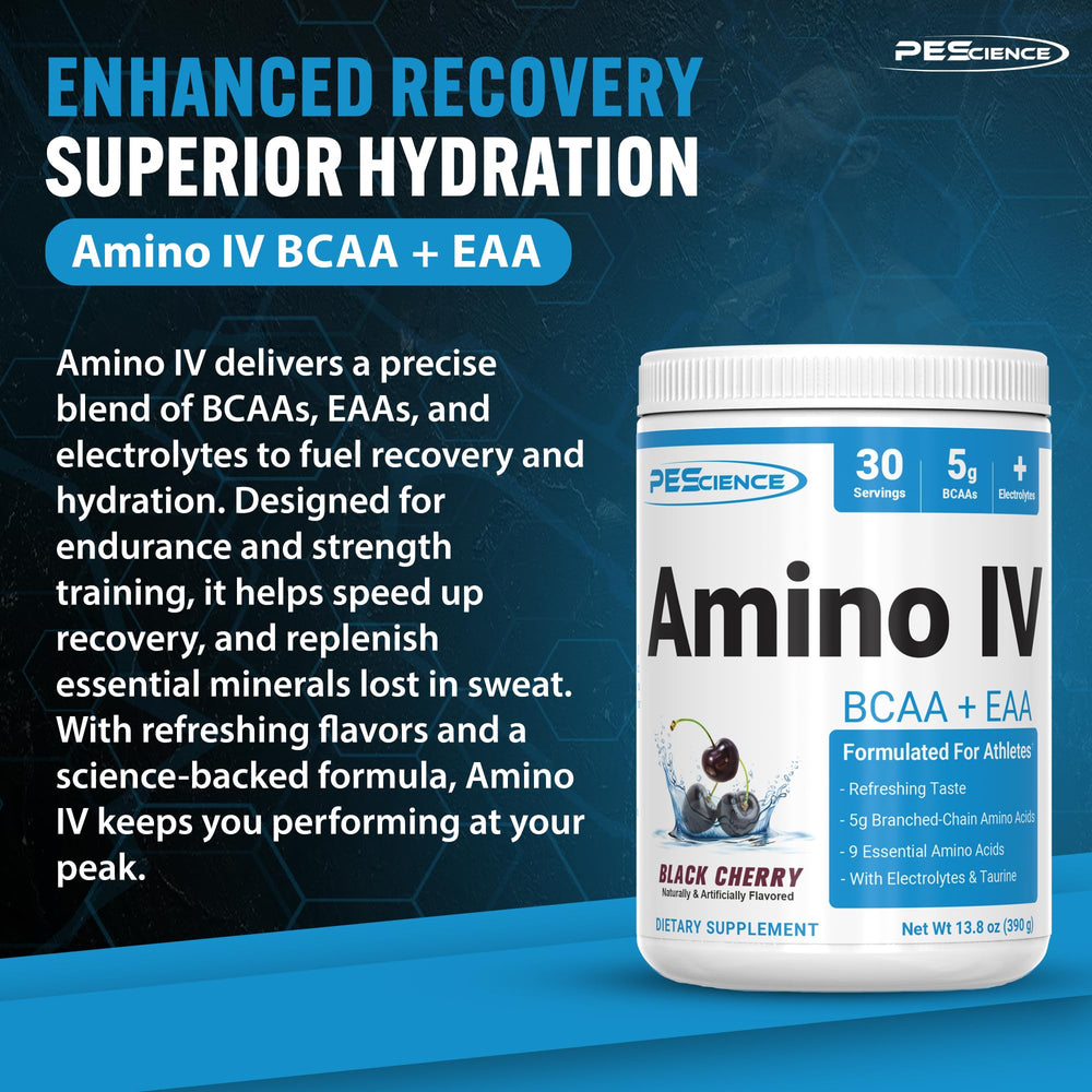 Amino IV mixed in water in a glass