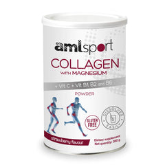 AML Sport Collagen Powder Strawberry 350g – front label