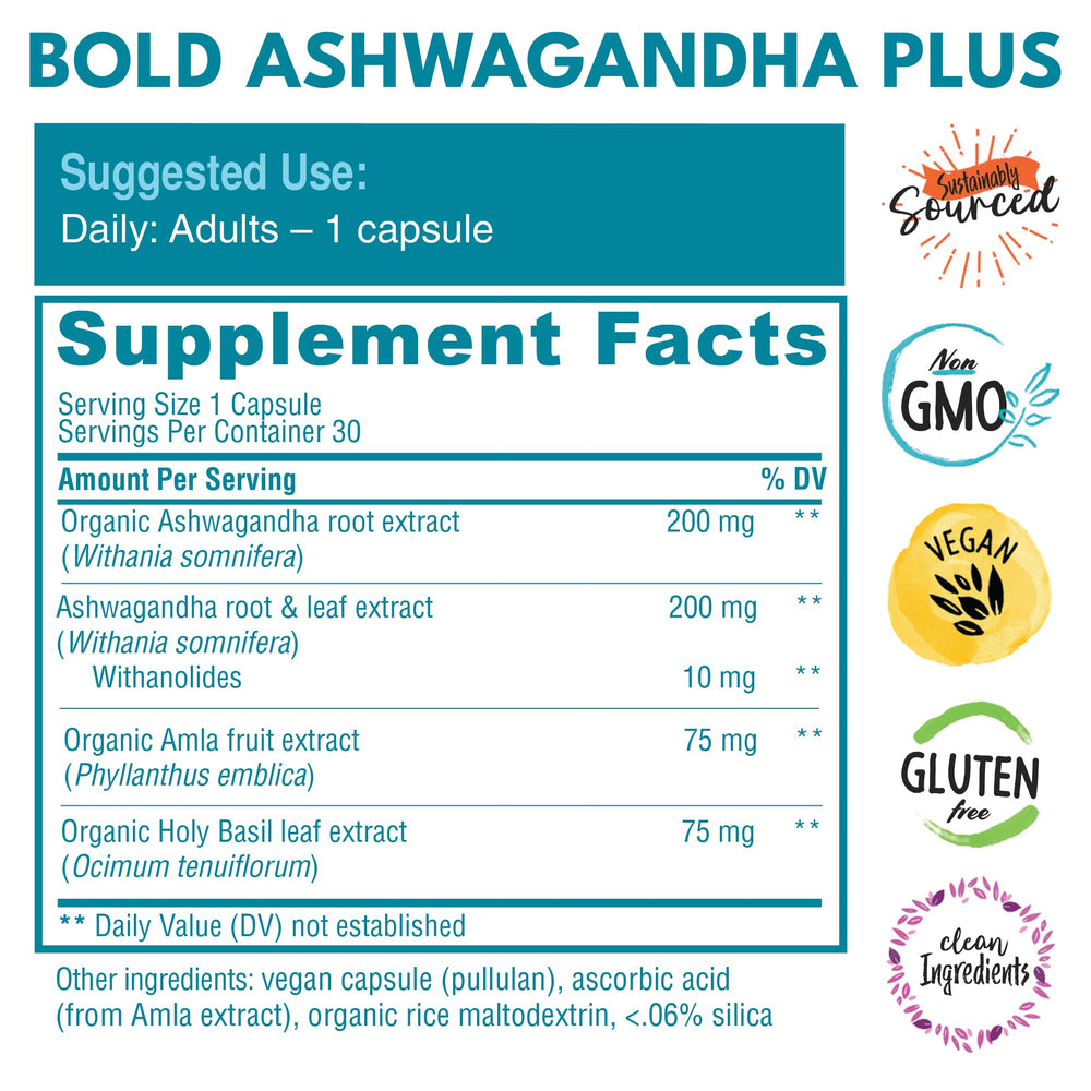 Amla and Holy Basil adaptogens for stress relief