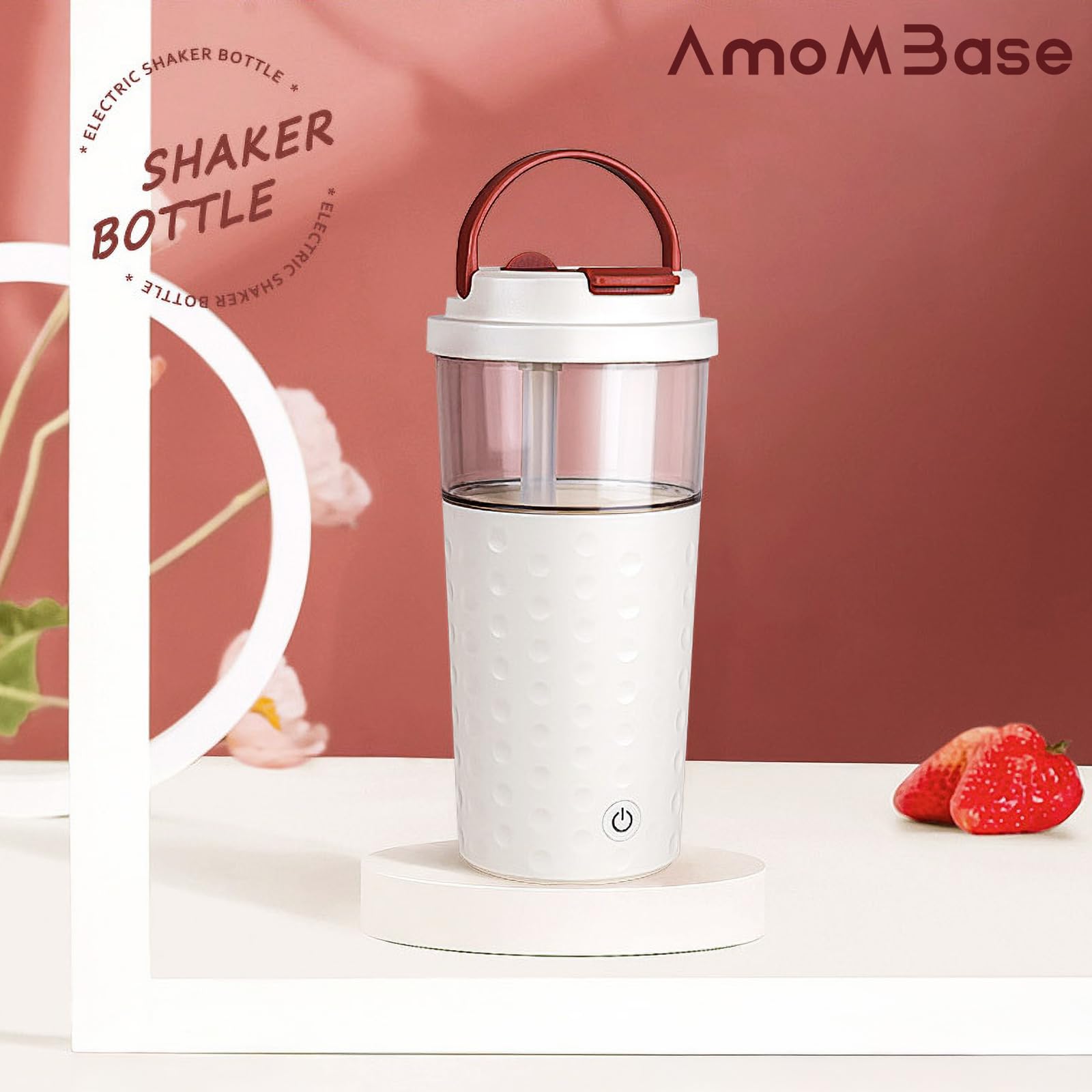 Shaker with straw and cleaning brush included