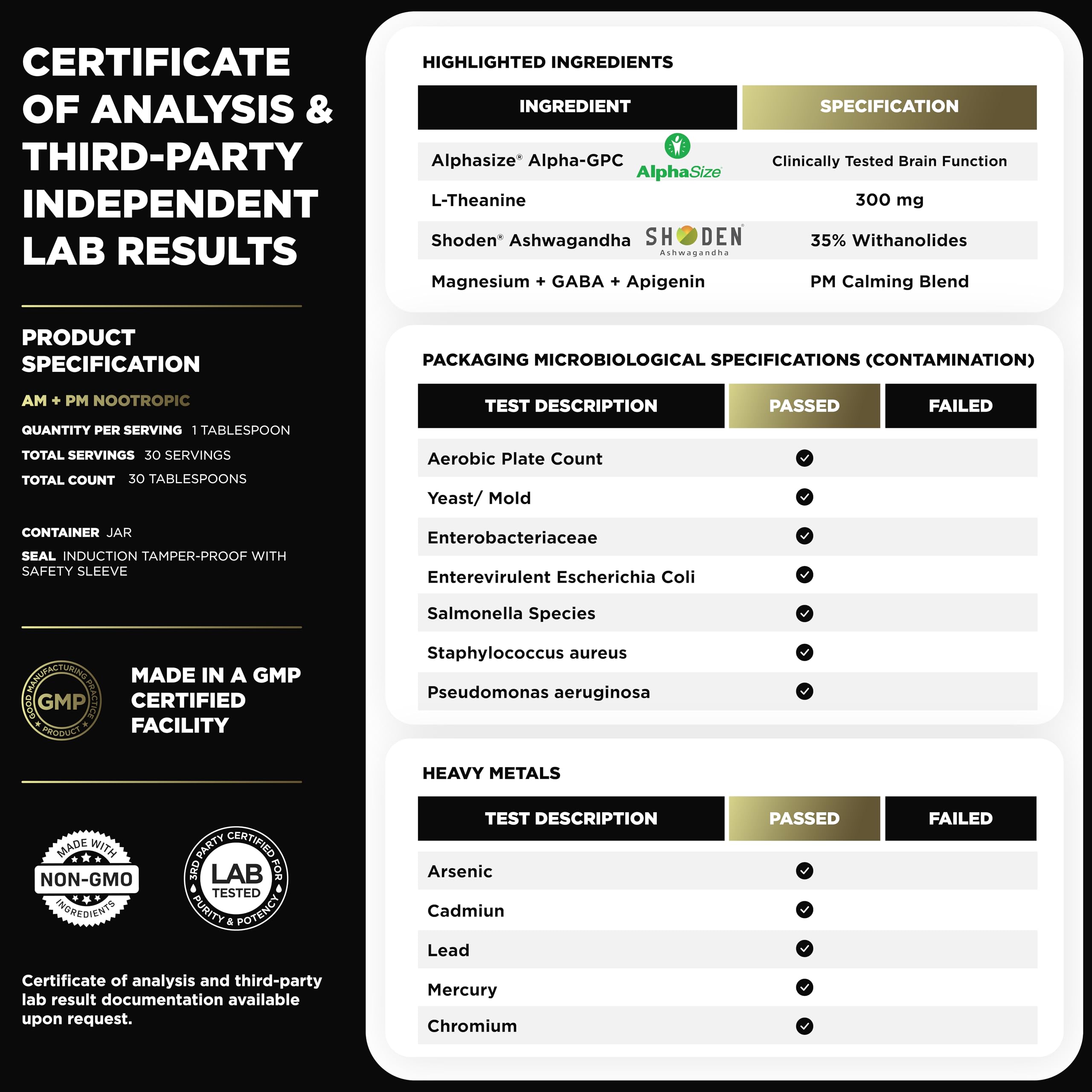 Made in USA GMP-certified facility seal image