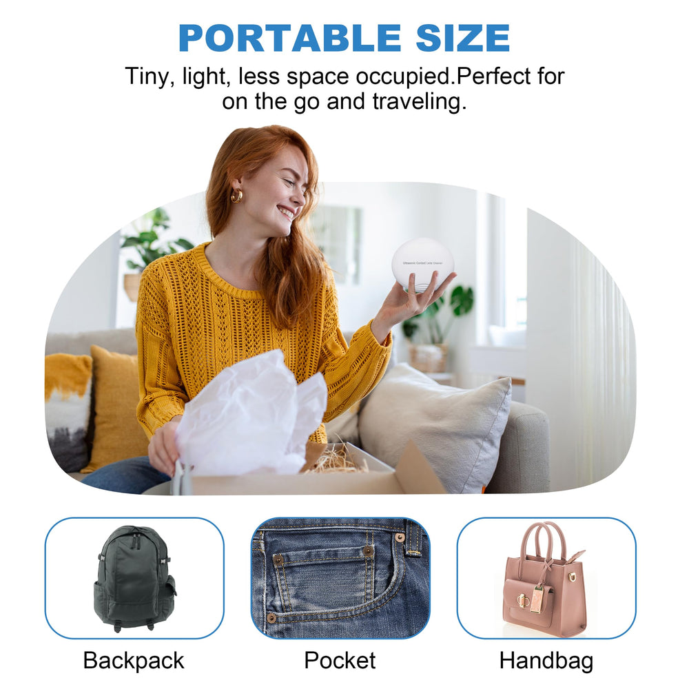 Product featuring a built-in vanity mirror for on-the-go use