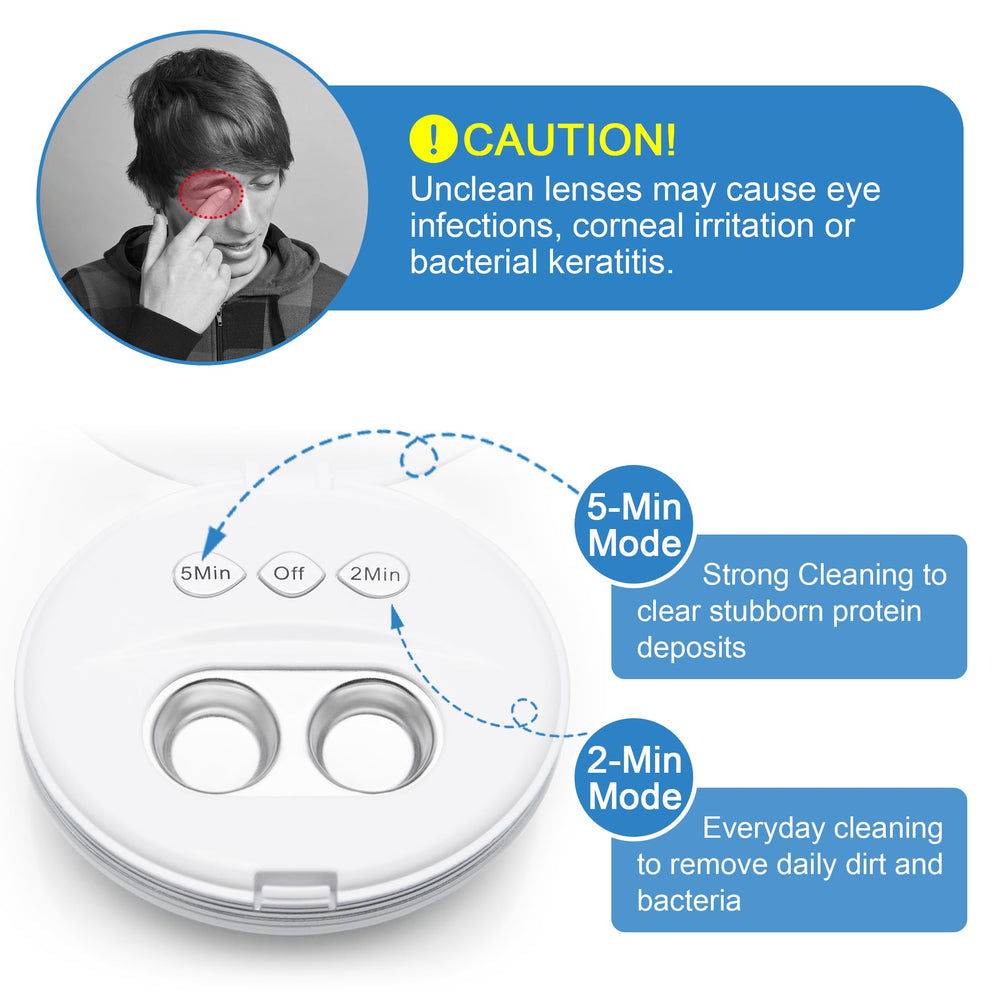 Dual cleaning modes: 2 minutes daily and 5 minutes deep cleaning