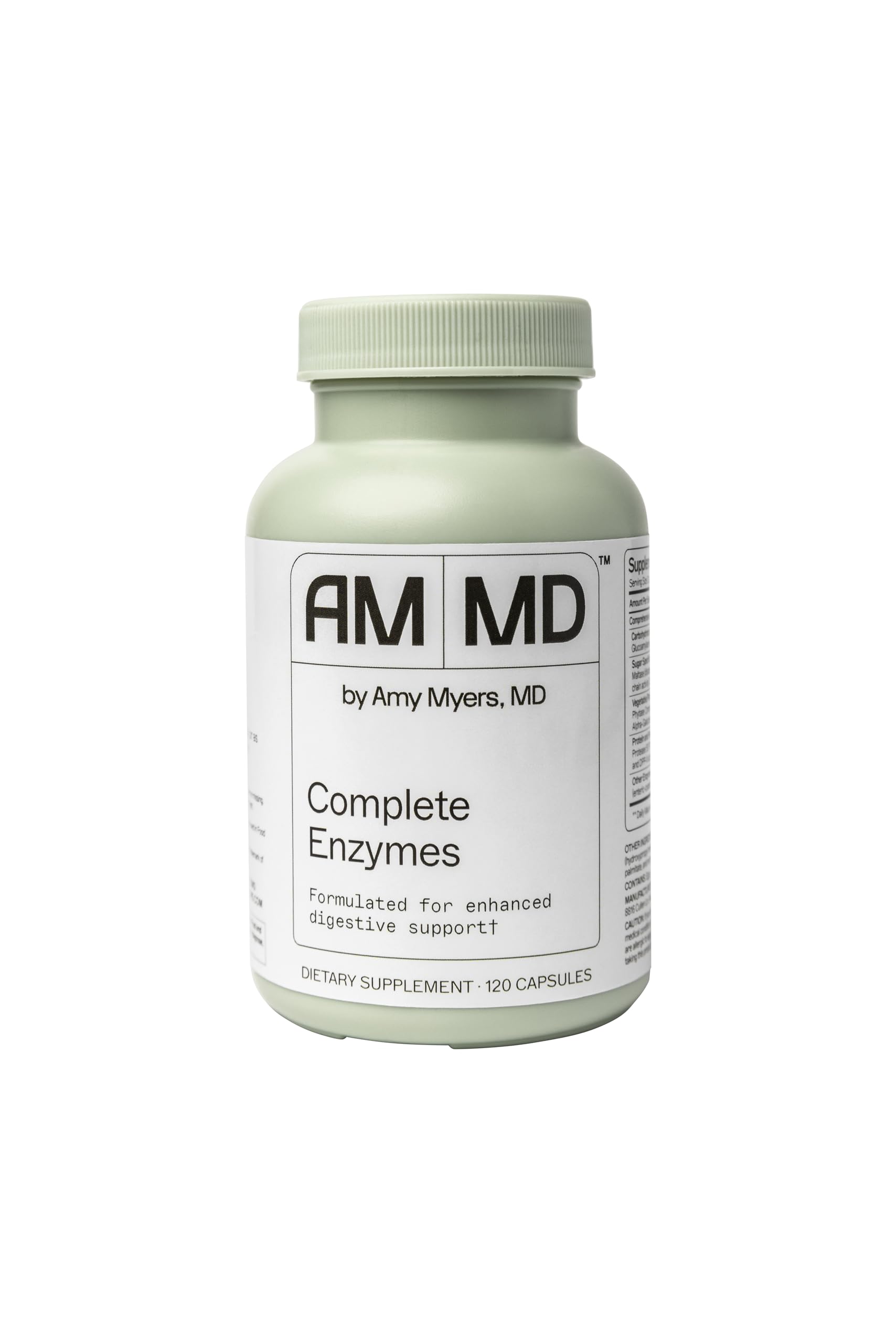 Amy Myers MD Complete Enzymes bottle front view