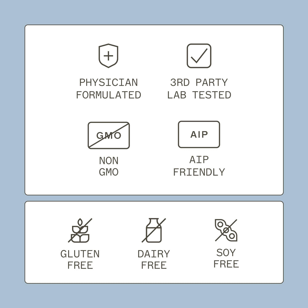 Serving size and capsules of Amy Myers MD Complete Enzymes