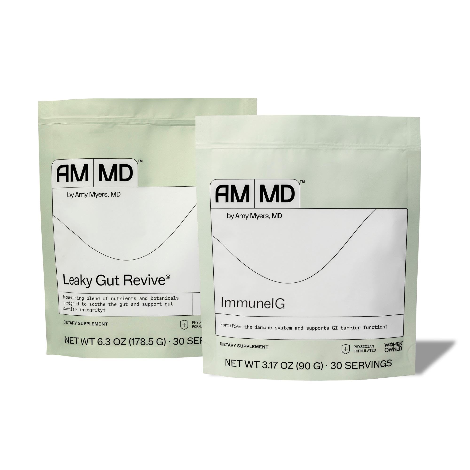 Amy Myers MD Leaky Gut Support Bundle - Leaky Gut Revive Unflavored bottle