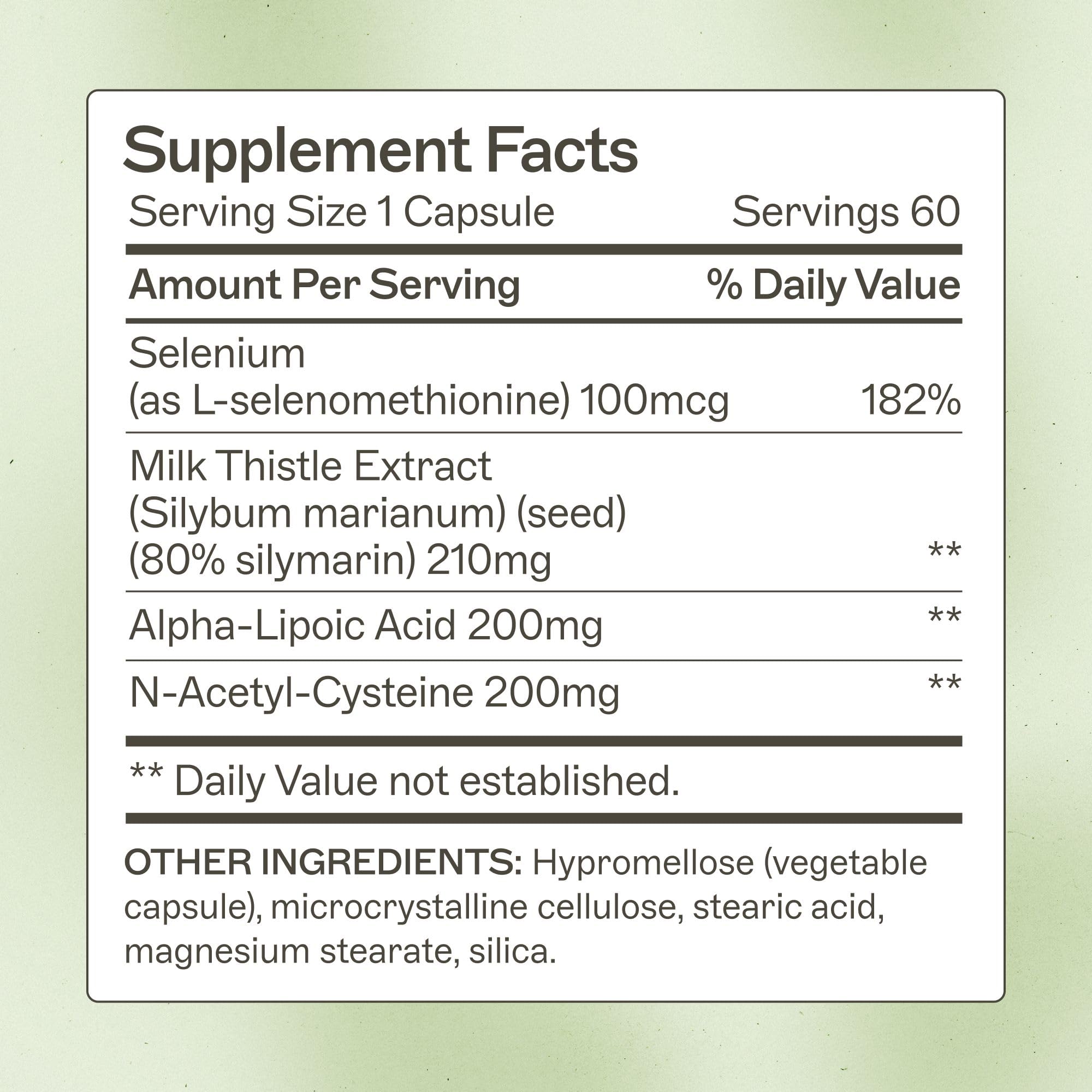 Benefit highlight: supports liver function, detox pathways, and antioxidant activity