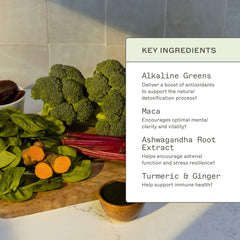 Organic maca and ashwagandha among greens powder ingredients