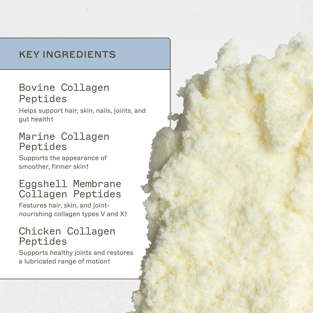 Ingredients from eggshell membrane and hydrolyzed collagen peptides