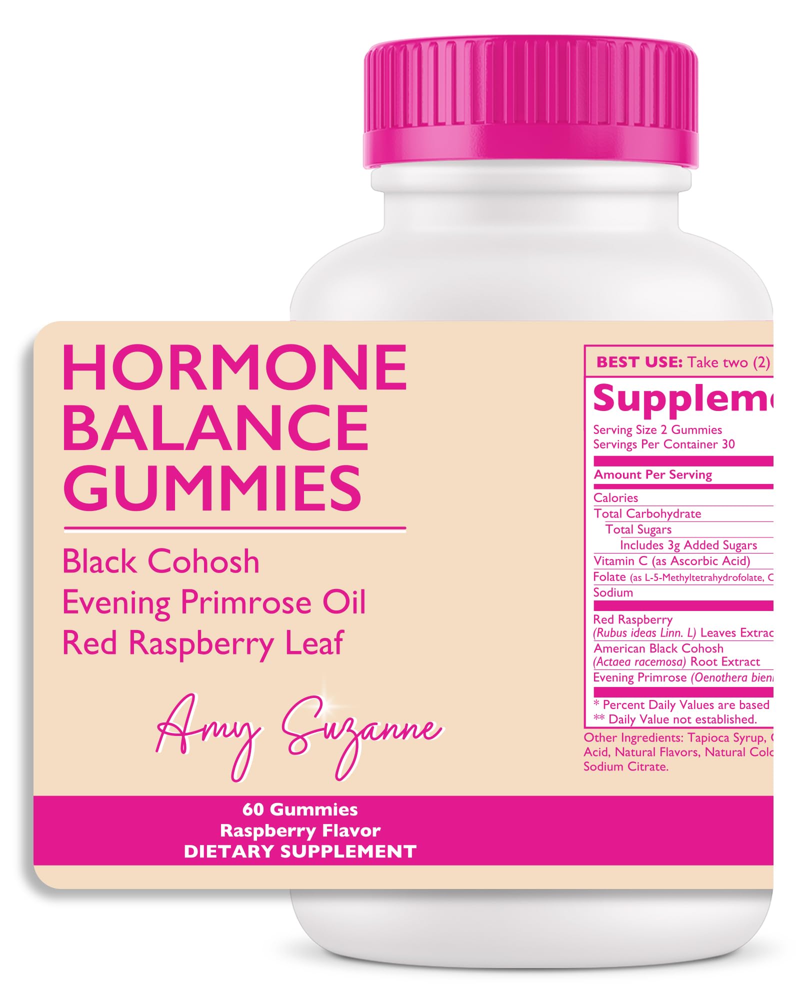 Hero image of Amy Suzanne Hormone Balance Gummies bottle