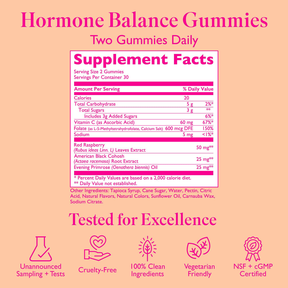 Mood and energy support with Hormone Balance Gummies
